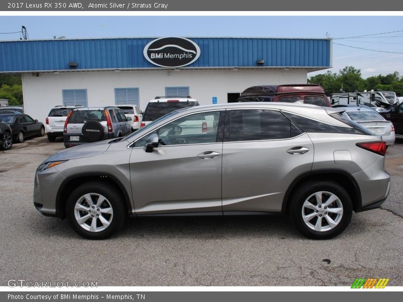 Atomic Silver / Stratus Gray 2017 Lexus RX 350 AWD