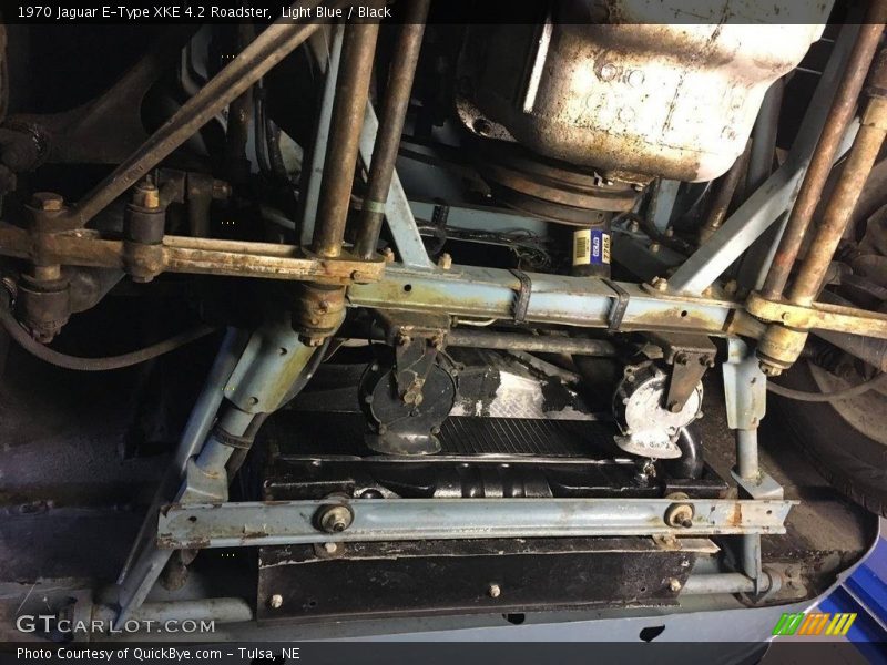 Undercarriage of 1970 E-Type XKE 4.2 Roadster