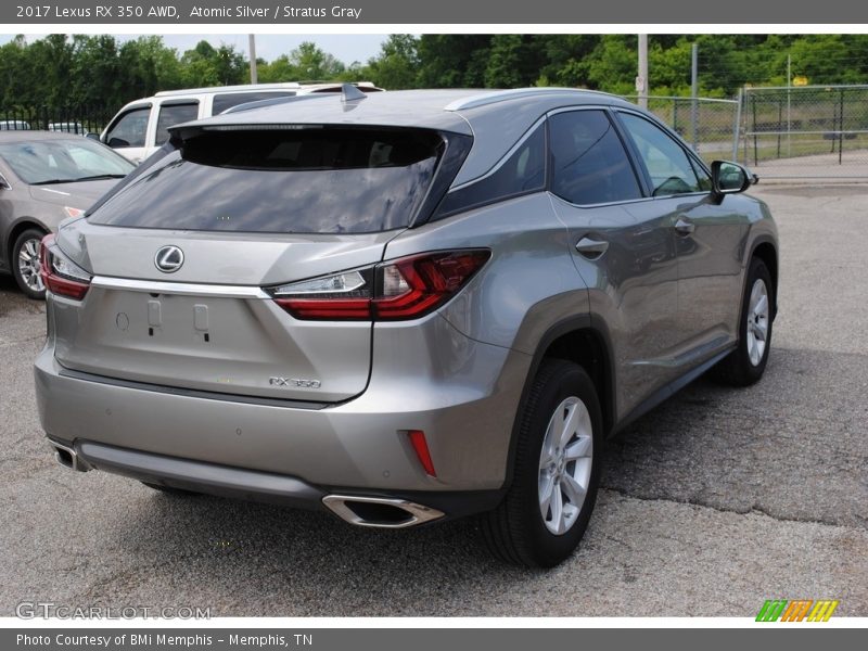 Atomic Silver / Stratus Gray 2017 Lexus RX 350 AWD