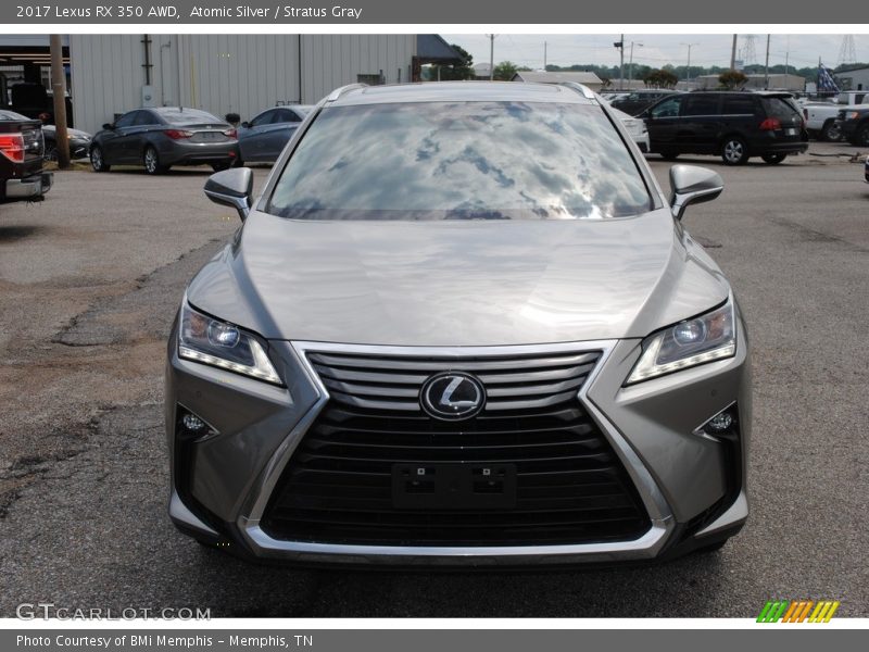 Atomic Silver / Stratus Gray 2017 Lexus RX 350 AWD