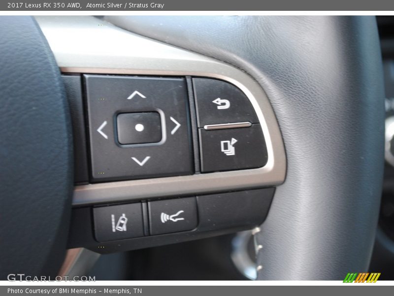 Atomic Silver / Stratus Gray 2017 Lexus RX 350 AWD