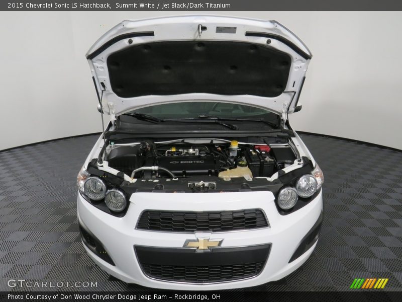 Summit White / Jet Black/Dark Titanium 2015 Chevrolet Sonic LS Hatchback