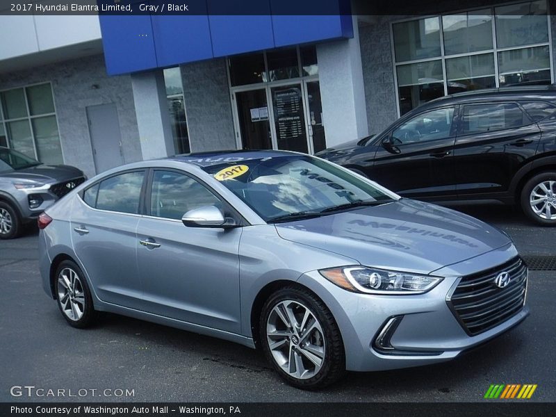 Gray / Black 2017 Hyundai Elantra Limited