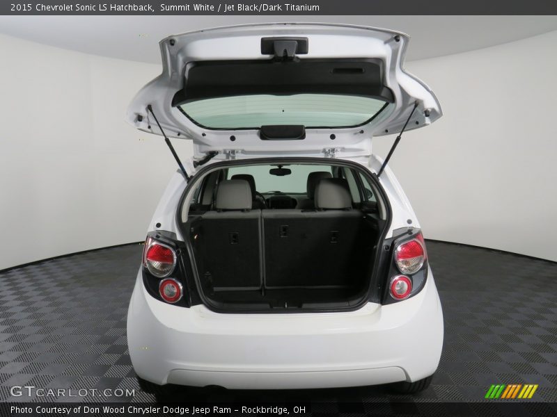 Summit White / Jet Black/Dark Titanium 2015 Chevrolet Sonic LS Hatchback