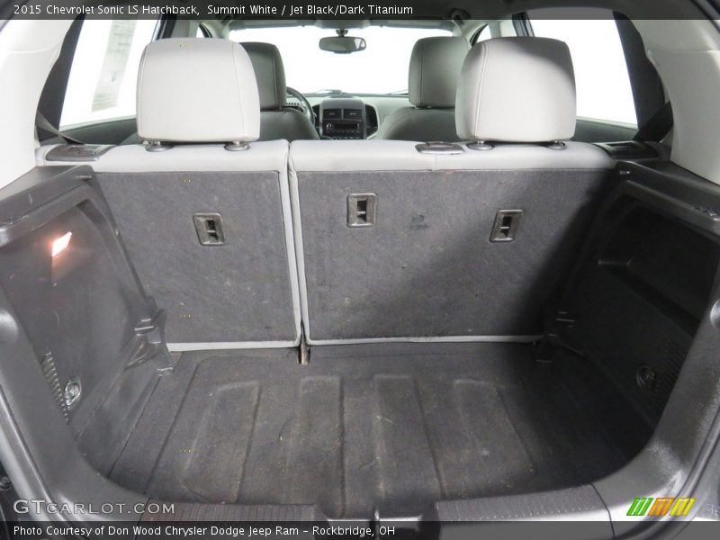 Summit White / Jet Black/Dark Titanium 2015 Chevrolet Sonic LS Hatchback