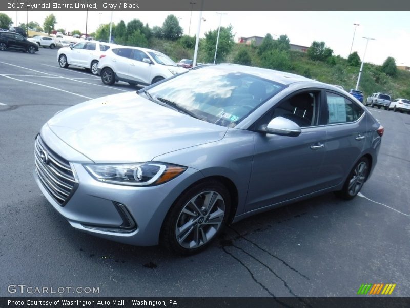 Gray / Black 2017 Hyundai Elantra Limited