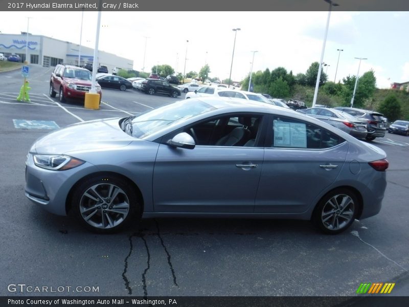 Gray / Black 2017 Hyundai Elantra Limited
