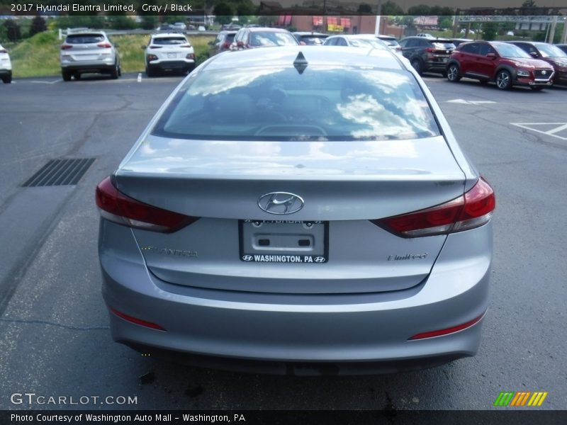 Gray / Black 2017 Hyundai Elantra Limited