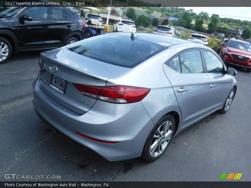 Gray / Black 2017 Hyundai Elantra Limited