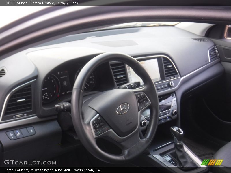Gray / Black 2017 Hyundai Elantra Limited