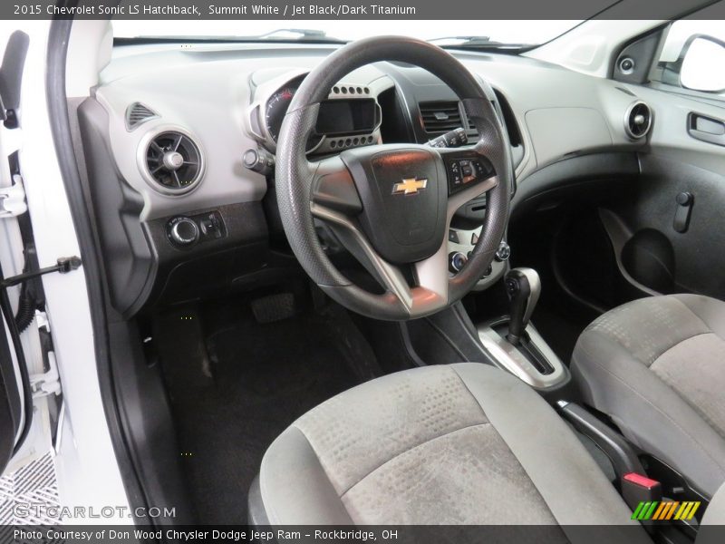 Front Seat of 2015 Sonic LS Hatchback