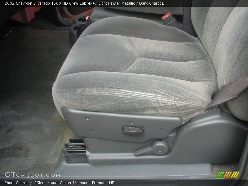 Light Pewter Metallic / Dark Charcoal 2003 Chevrolet Silverado 1500 HD Crew Cab 4x4