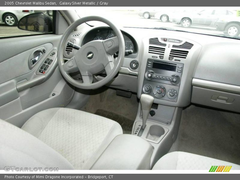Galaxy Silver Metallic / Gray 2005 Chevrolet Malibu Sedan