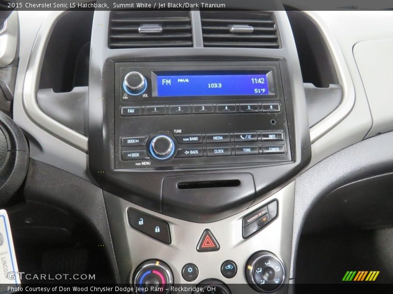 Controls of 2015 Sonic LS Hatchback