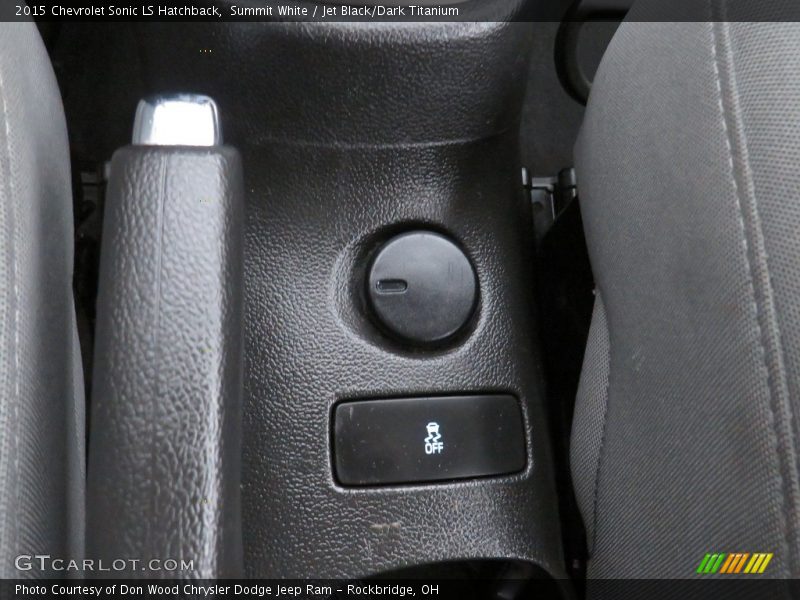 Summit White / Jet Black/Dark Titanium 2015 Chevrolet Sonic LS Hatchback
