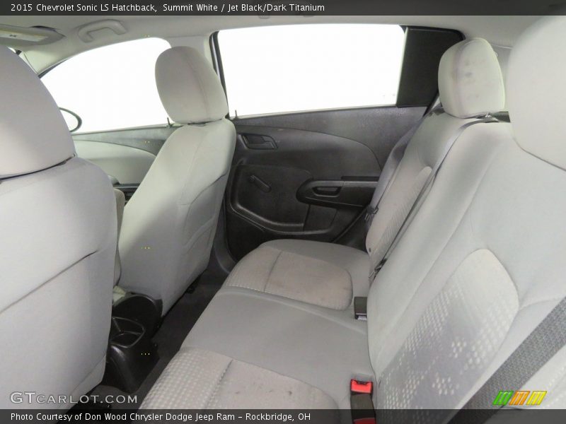 Summit White / Jet Black/Dark Titanium 2015 Chevrolet Sonic LS Hatchback