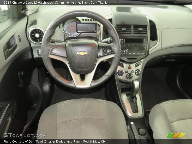 Dashboard of 2015 Sonic LS Hatchback