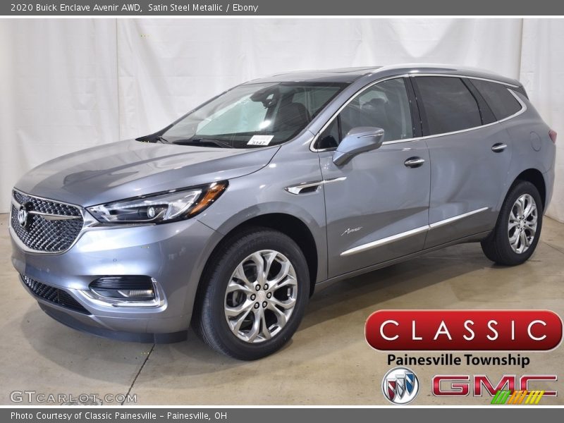 Satin Steel Metallic / Ebony 2020 Buick Enclave Avenir AWD