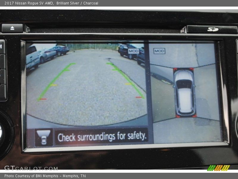 Brilliant Silver / Charcoal 2017 Nissan Rogue SV AWD