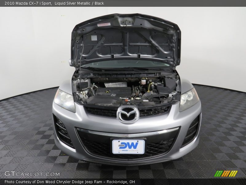 Liquid Silver Metallic / Black 2010 Mazda CX-7 i Sport