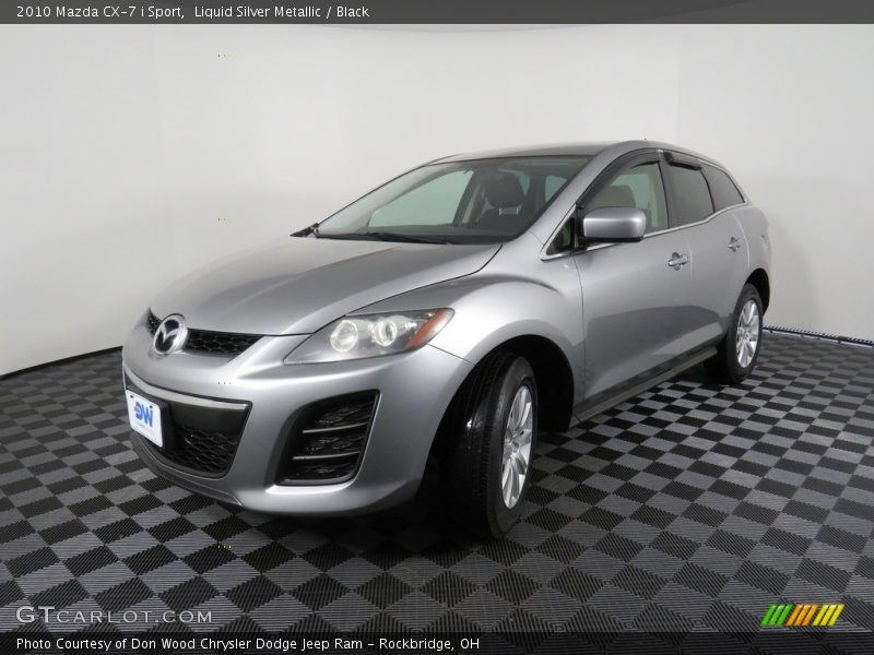Liquid Silver Metallic / Black 2010 Mazda CX-7 i Sport