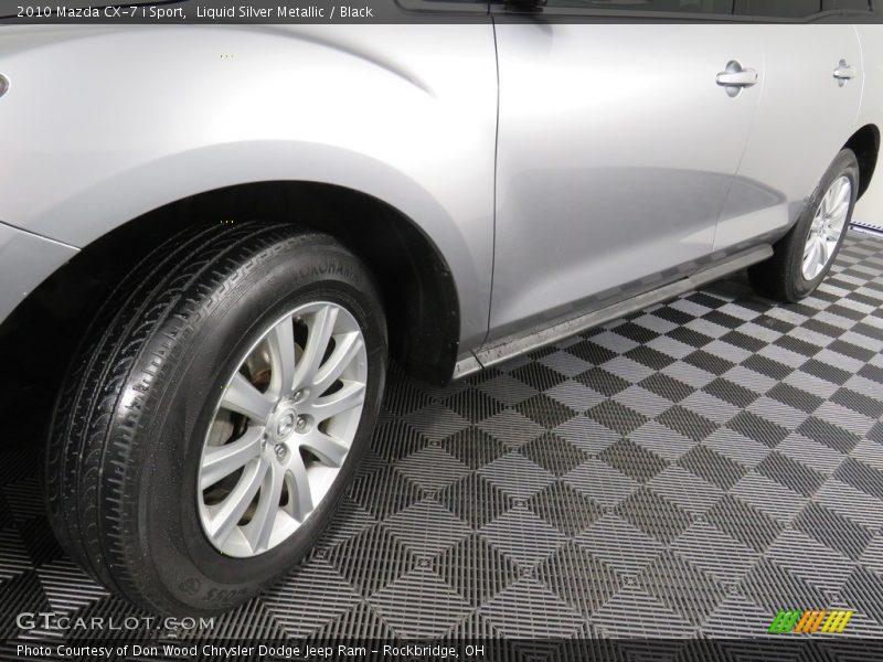 Liquid Silver Metallic / Black 2010 Mazda CX-7 i Sport