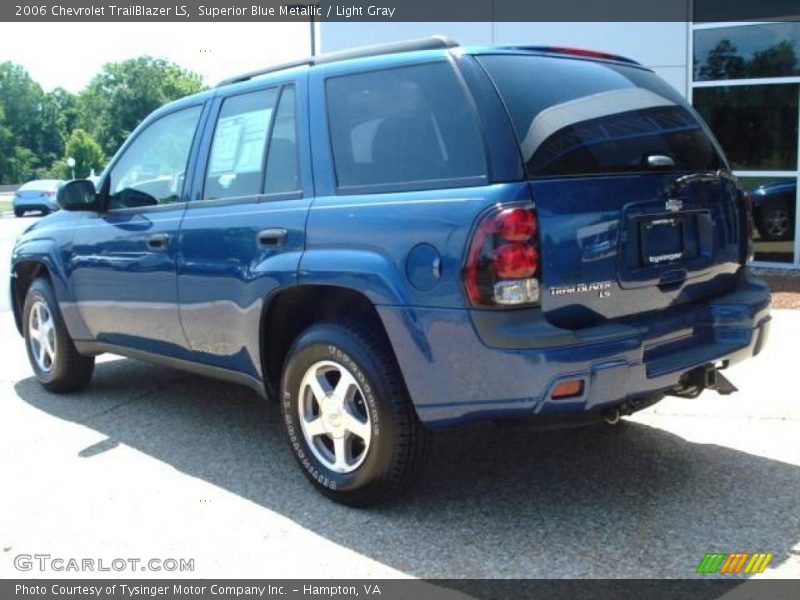 Superior Blue Metallic / Light Gray 2006 Chevrolet TrailBlazer LS