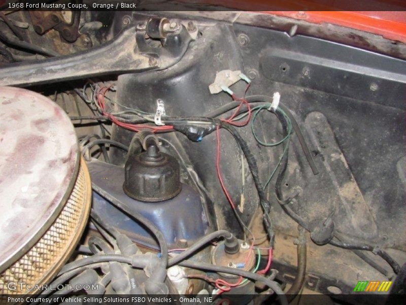 Orange / Black 1968 Ford Mustang Coupe