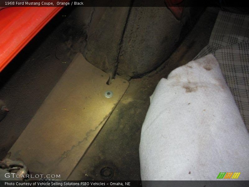 Orange / Black 1968 Ford Mustang Coupe