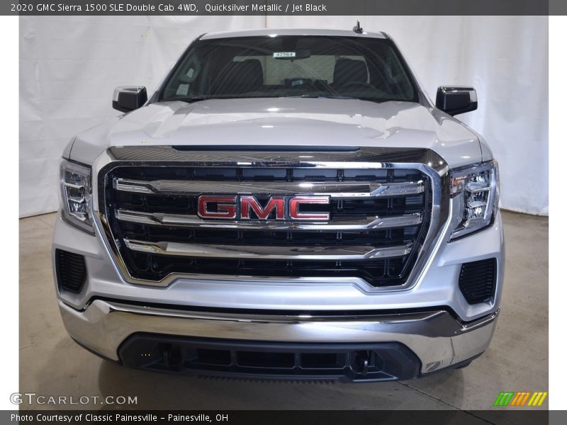 Quicksilver Metallic / Jet Black 2020 GMC Sierra 1500 SLE Double Cab 4WD