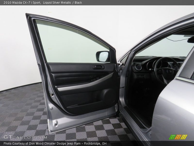 Liquid Silver Metallic / Black 2010 Mazda CX-7 i Sport