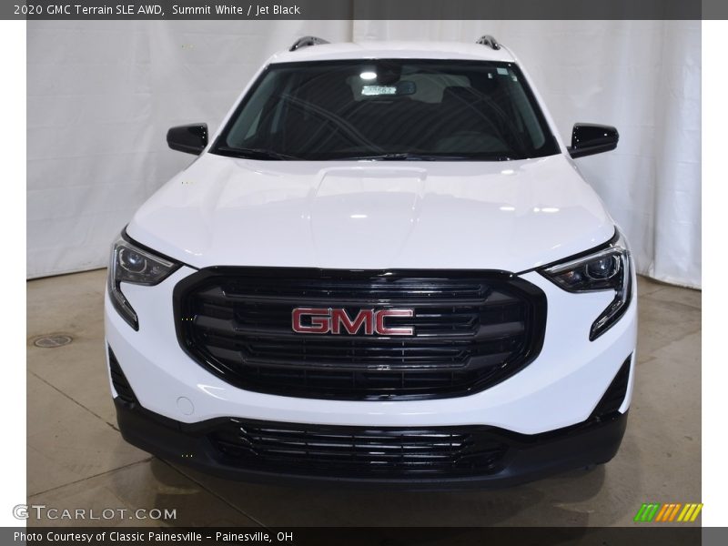 Summit White / Jet Black 2020 GMC Terrain SLE AWD