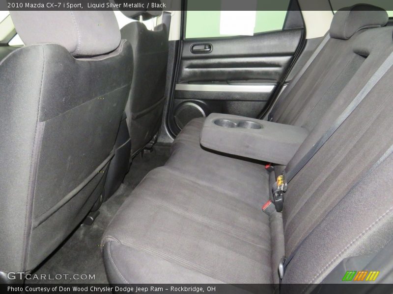 Liquid Silver Metallic / Black 2010 Mazda CX-7 i Sport