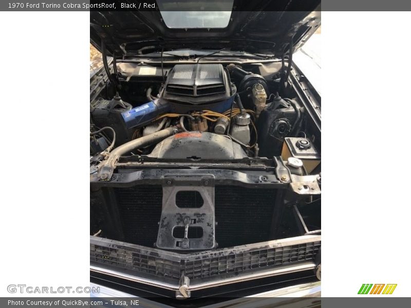 Black / Red 1970 Ford Torino Cobra SportsRoof