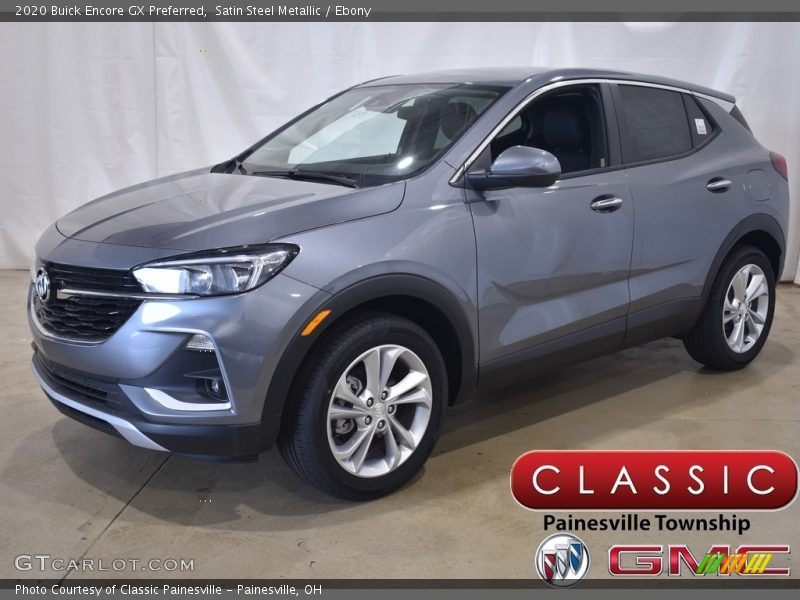 Satin Steel Metallic / Ebony 2020 Buick Encore GX Preferred
