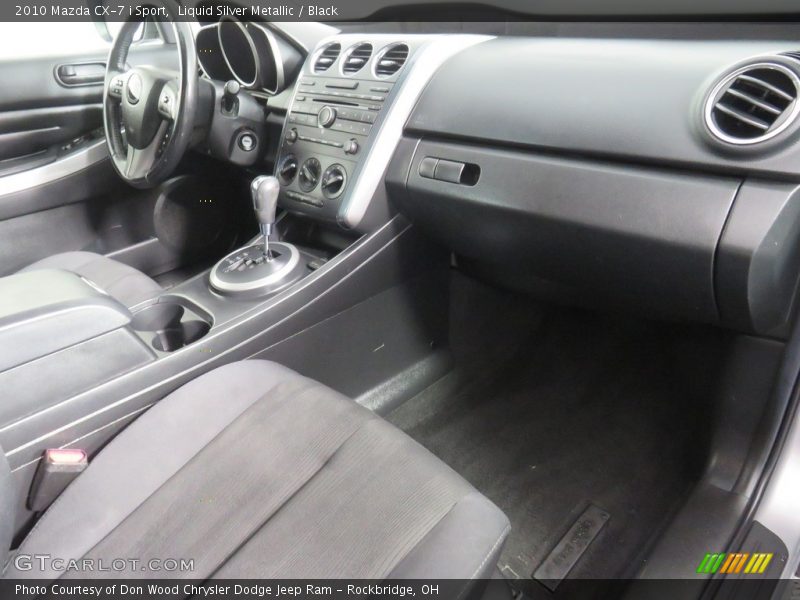 Liquid Silver Metallic / Black 2010 Mazda CX-7 i Sport
