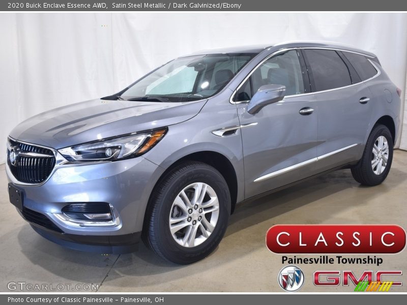 Satin Steel Metallic / Dark Galvinized/Ebony 2020 Buick Enclave Essence AWD