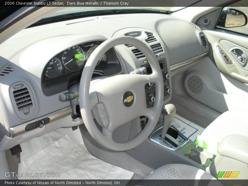 Dark Blue Metallic / Titanium Gray 2006 Chevrolet Malibu LT Sedan