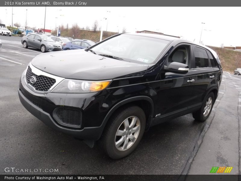 Ebony Black / Gray 2013 Kia Sorento LX AWD