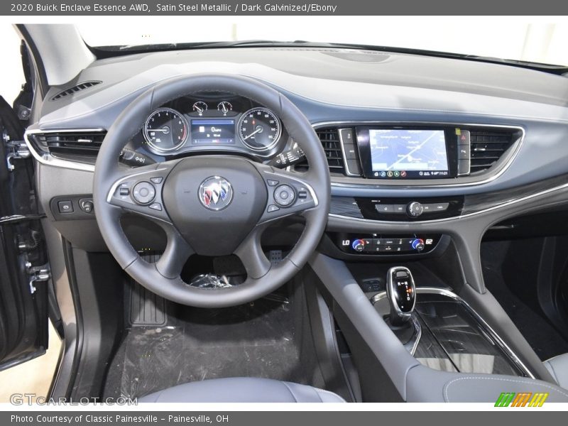 Satin Steel Metallic / Dark Galvinized/Ebony 2020 Buick Enclave Essence AWD