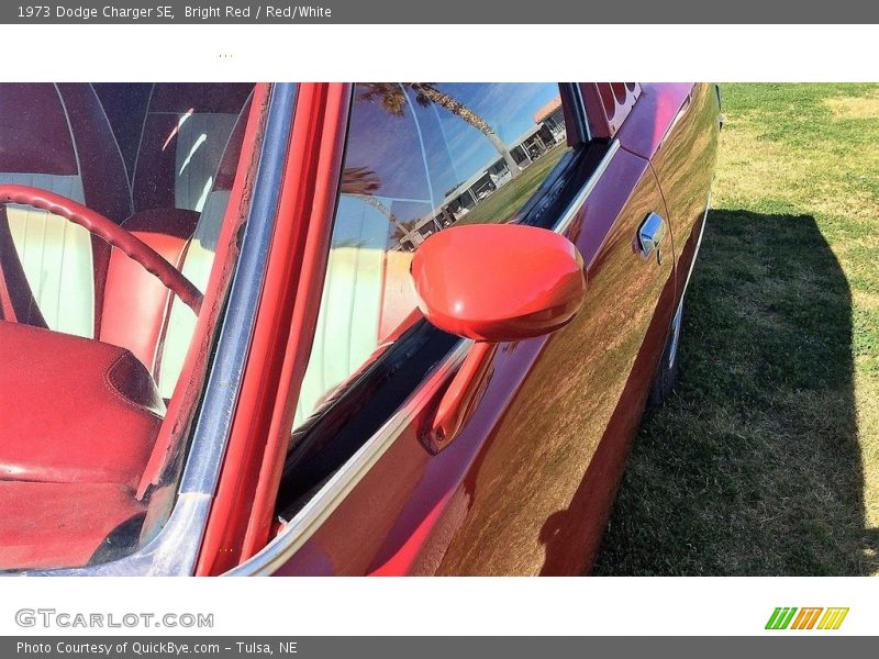 Bright Red / Red/White 1973 Dodge Charger SE