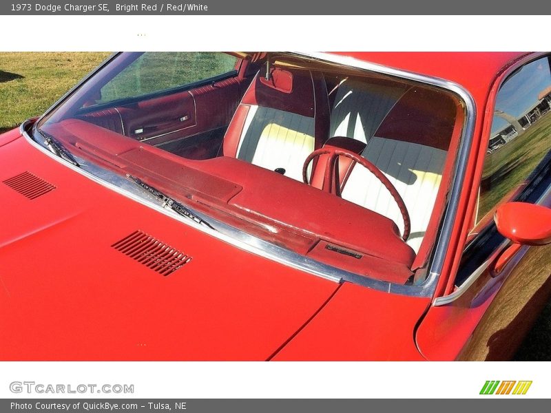Bright Red / Red/White 1973 Dodge Charger SE