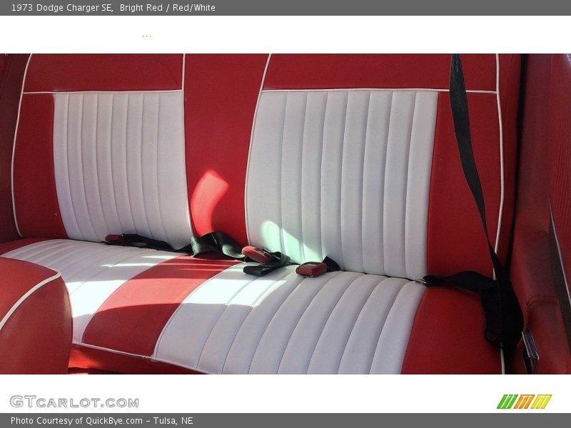 Rear Seat of 1973 Charger SE