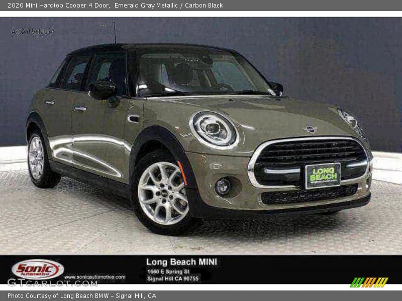 Emerald Gray Metallic / Carbon Black 2020 Mini Hardtop Cooper 4 Door