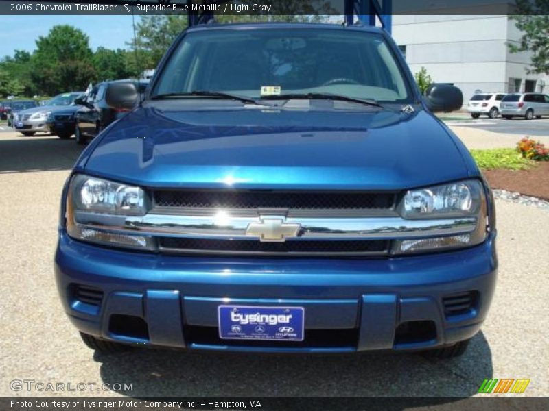 Superior Blue Metallic / Light Gray 2006 Chevrolet TrailBlazer LS
