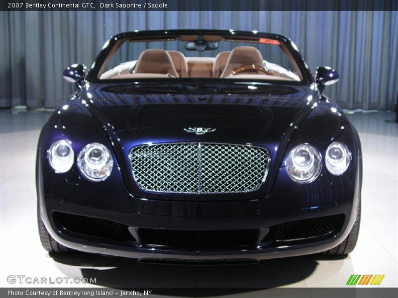 Dark Sapphire / Saddle 2007 Bentley Continental GTC