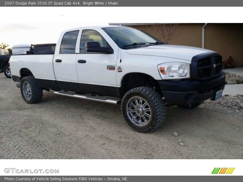 Front 3/4 View of 2007 Ram 3500 ST Quad Cab 4x4