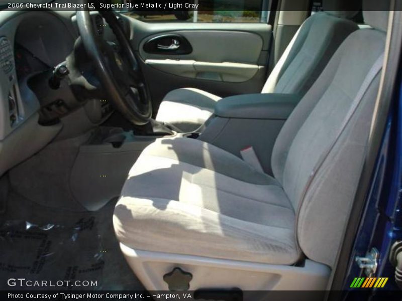 Superior Blue Metallic / Light Gray 2006 Chevrolet TrailBlazer LS