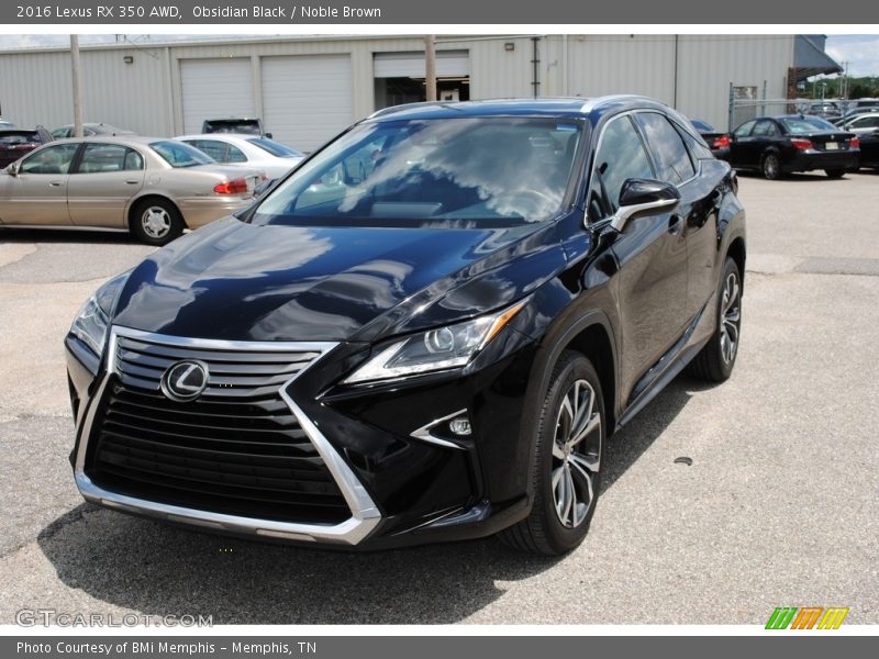 Obsidian Black / Noble Brown 2016 Lexus RX 350 AWD