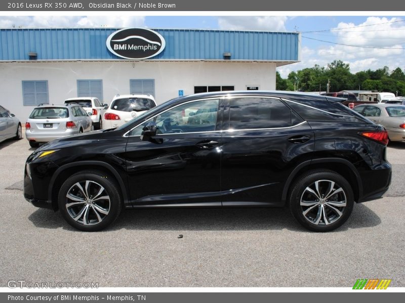 Obsidian Black / Noble Brown 2016 Lexus RX 350 AWD